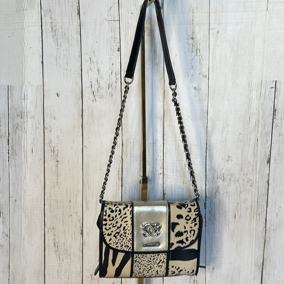 Vintage Sharif Leather Multi Animal Print Shoulder Bag - Picture 4 of 17